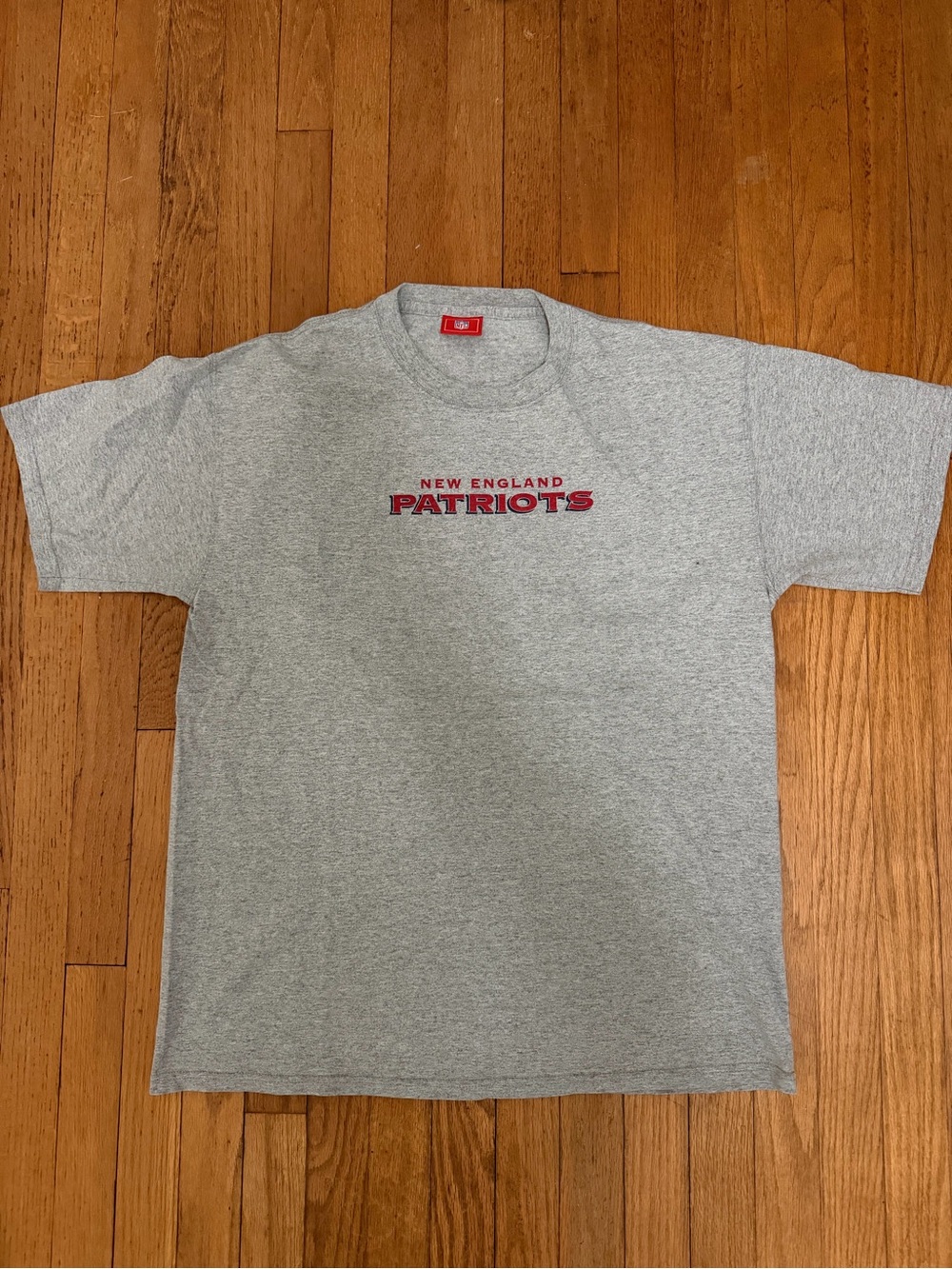 New England Patriots Gray Crewneck T-Shirt - Size Xl